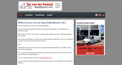 Desktop Screenshot of janvanderzwaard.nl