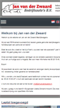 Mobile Screenshot of janvanderzwaard.nl